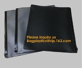 pvc Ziplockk document file bag,Three-dimensional PVC Document Bag File Zipper Bag with Front Label Pocket bagplastics pac