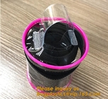Hot selling luxury round tube lipstick pvc bag packaging high quality colorful paper cosmetic box with low price bagease