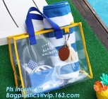 PVC shopping bag transparent pp plastic handle bag, Vinyl PVC Handle Carrier Promotion Industrial Use Jelly Packaging Ba
