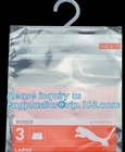 Hanger Plastic Hook Bag for Packaging on Festivals,Hanger PVC bed sheet packaging bag with buttons,Stationery Set Transp