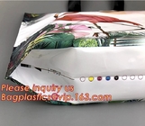100% Biodegradable fashionable leopard printed soft loop plastic bag,Custom Printed Stand Up Block BottomSoft Loop Handl