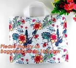 Custom Printed Stand Up Block BottomSoft Loop Handle Plastic Carrier Shopping Bag，Plastic Soft Loop Handle Bag for Shopp