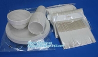 100% Biodegradable Sugarcane Cup , Eco Friendly Disposable Dinnerware