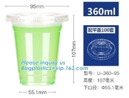Environmentally Friendly Dinnerware PLA 8oz Biodegradable Paper Cup With Lid
