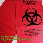 Il laboratorio, ospedale, sanità, la sicurezza, sterilizzazione contagiosa e medica dell'etichetta di avvertimento di smaltimento dei rifiuti indica