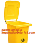 Trash Can industrial trash bin, Control Liter HDPE Outdoor Plastic Trash Can plastic street waste bin with pedal, BAGPLA
