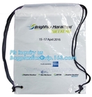 Biodegradable Waterproof Travel Drawstring Bag Shoe Laundry Underwear Makeup Storage Pouch Backpack Laundry Bag bagease