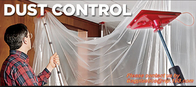 Carpet protectivDustless Warehouse PE Protection Films for Dust Control,Plastic sheet builders film black color 2mx100m,