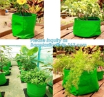 4 Pockets Permeable Non-woven fabric 26x65cmx1mm Vertical Wall Planting Bag for flower vegetable lettuce ferns, bagease