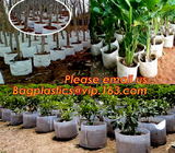 Il feltro biodegradabile amichevole della piantatrice della parete del feltro delle borse del giardino di Eco si sviluppa
