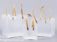 Recyclable Reusable Recycled Biodegradable Grocery Shopping Carry Bags Thick PP Hard Plastic Shopping Bags Jewelry Pack