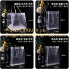 Recyclable Reusable Recycled Biodegradable Grocery Shopping Carry Bags Thick PP Hard Plastic Shopping Bags Jewelry Pack