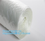 Pva Water Soluble Bags, Custom Made Embossed Dissolvable Medical Laundry Bags For Infection Control
