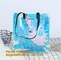 Biodegradable Plastic Shopping Bags Folding Tote Swimsuit Clear Vinyl  Makeup Set Zipper
